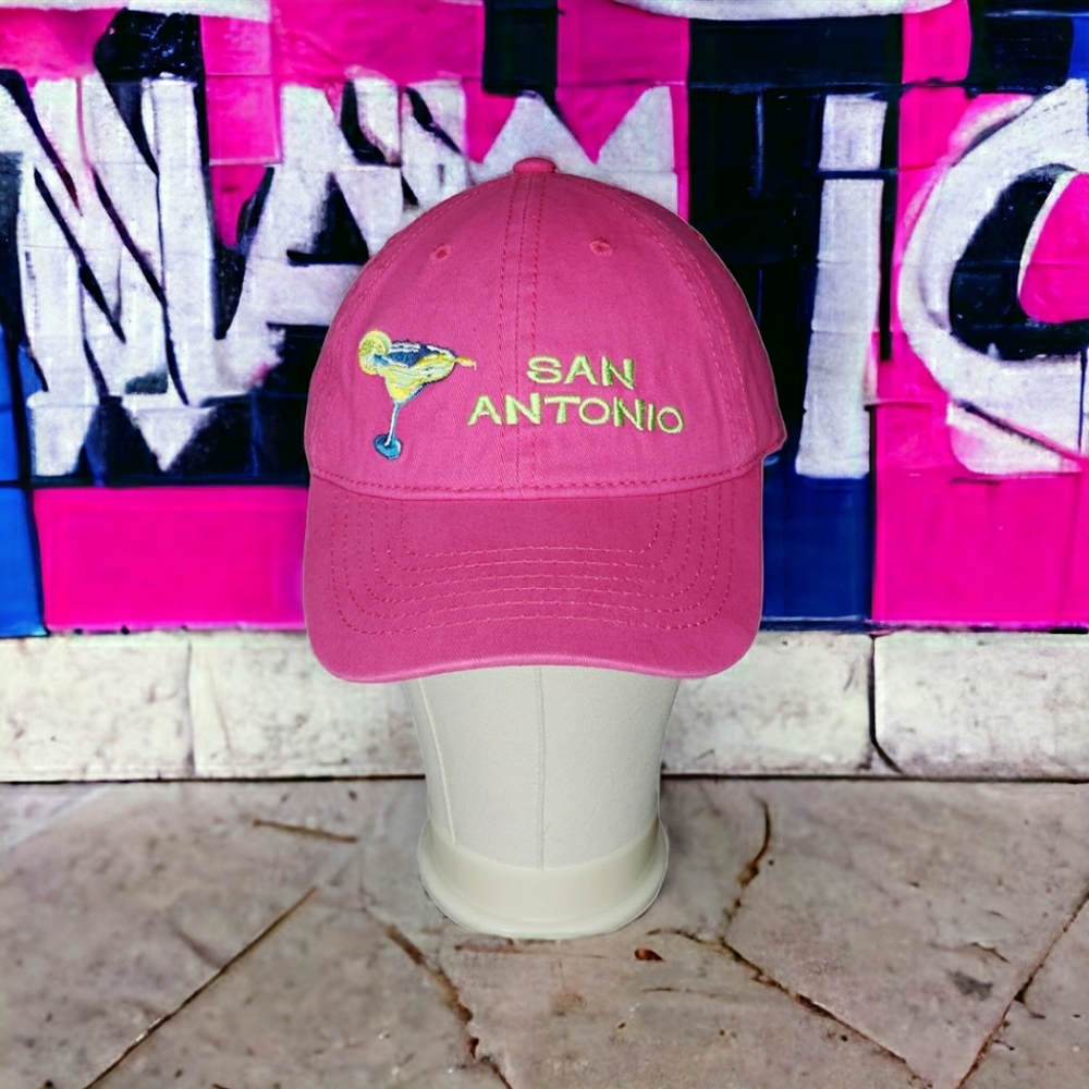 San Antonio Margherita Embroidered Barbie J Hats Souvenir Ballcap OS